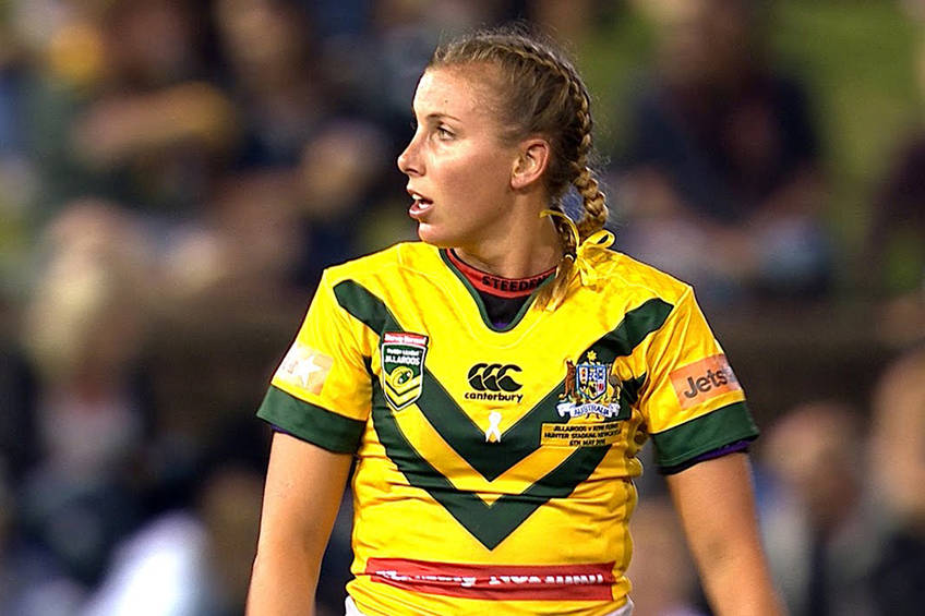 Jillaroos star Sammy Bremner training experience0