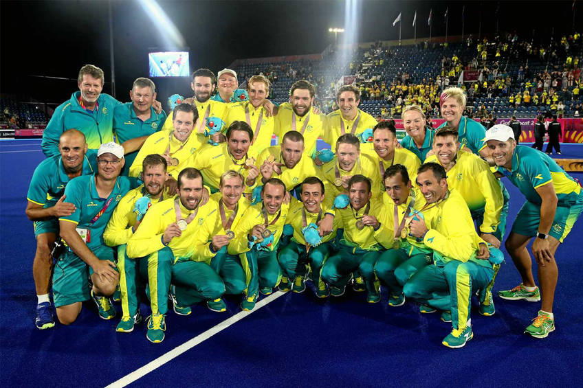 Signed playing suit from Kookaburras to help with bushfire devastation0