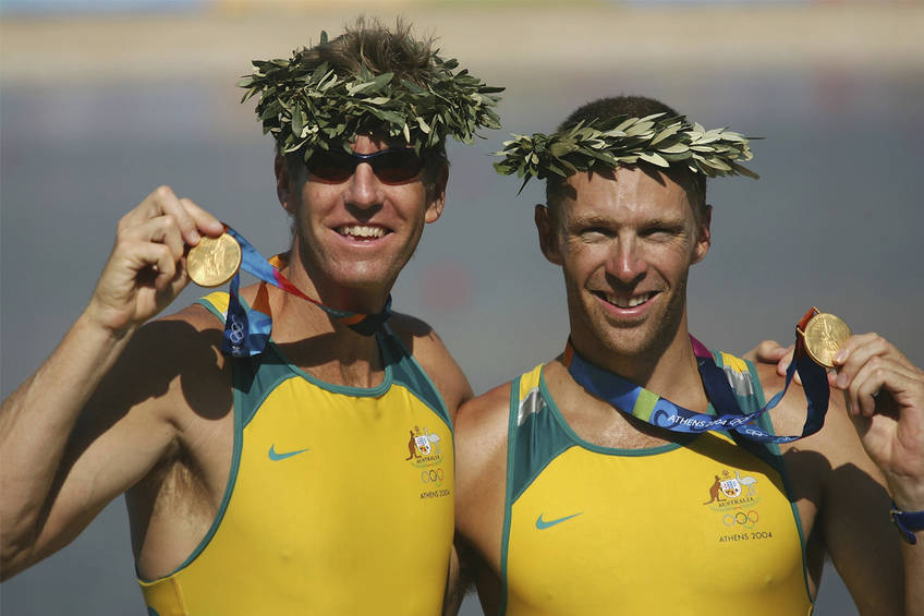 signed rowing suit from gold medallist drew ginn to help with bushfire devastation0
