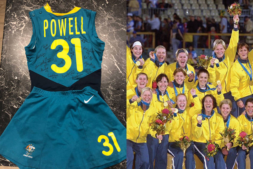 Signed Playing Suit from Hockeyroos to help with bushfire devastation0