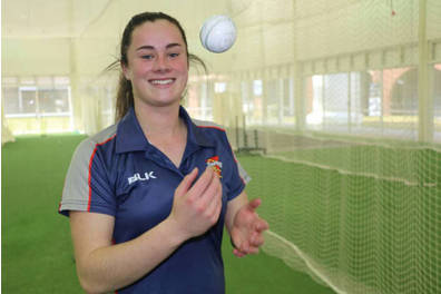 Ellie Falconer Cricket Training Experience