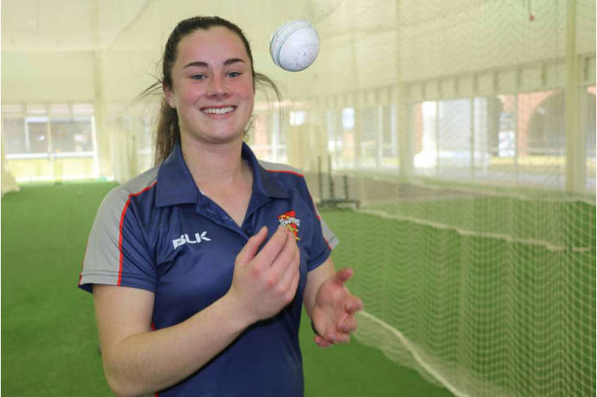Ellie Falconer Cricket Training Experience0