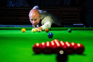Robby Foldvari Billiards Clinic Experience0