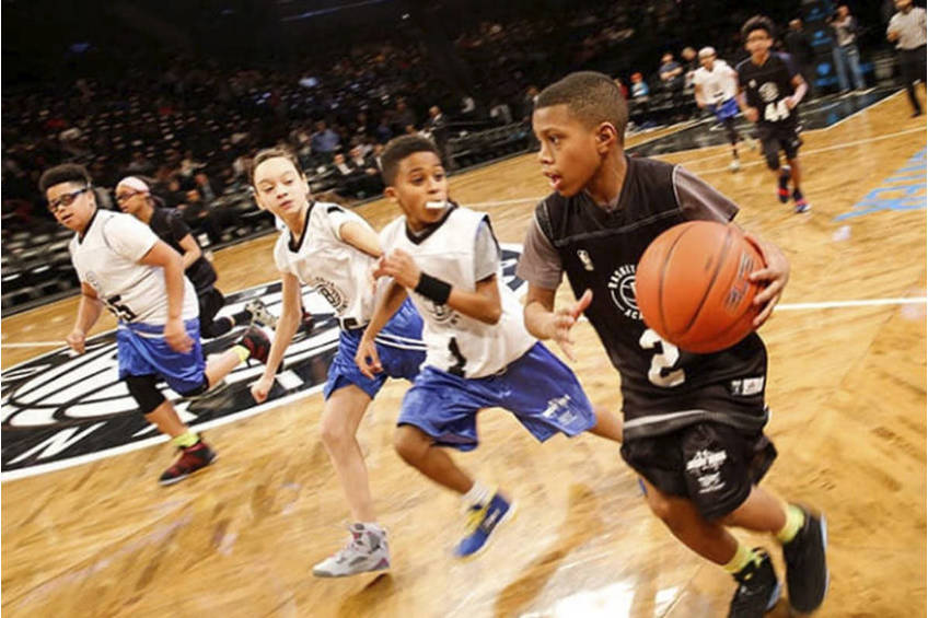 Brooklyn Nets play on the court experience0