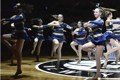 Brooklyn Nets perform on the court