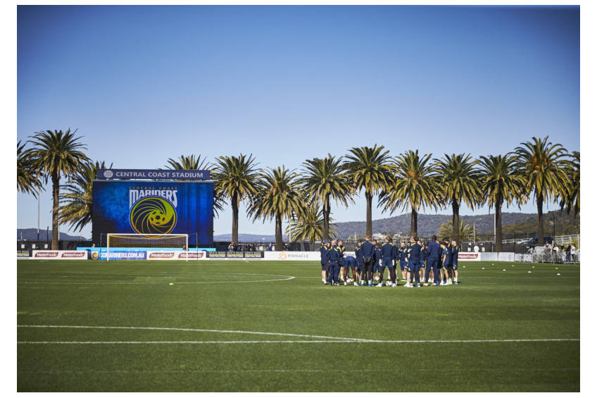 Attend Central Coast Mariners Football Club training session0