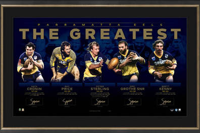 PARRAMATTA EELS SIGNED 'THE GREATEST'