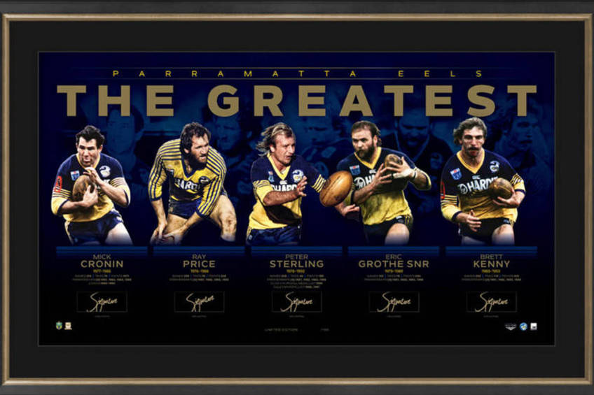 PARRAMATTA EELS SIGNED 'THE GREATEST'0