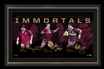 QUEENSLAND MAROONS SIGNED 'IMMORTALS'