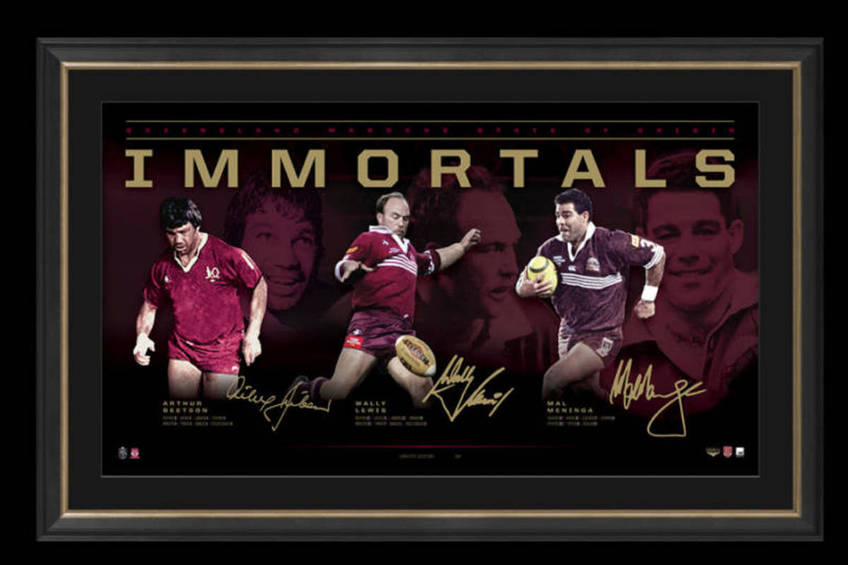 QUEENSLAND MAROONS SIGNED 'IMMORTALS'0