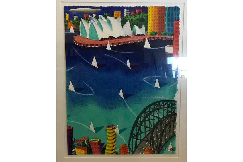 Original watercolour artwork commissioned by Ian Tremewen0