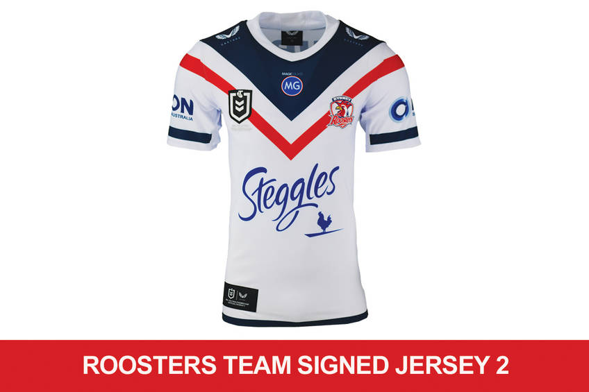 Roosters signed team Jersey 20