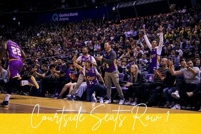 Sydney Kings Front Row Seats Experience - ROW 1 Sideline