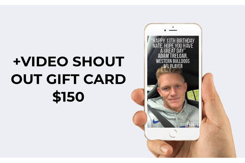 Video Shout Out Gift Card $1500