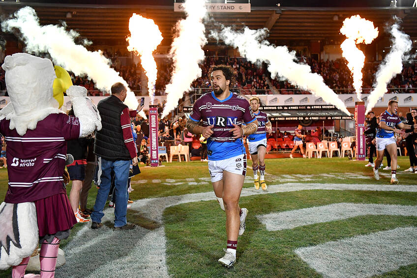#18 Josh Aloiai Player-Issued Sea Eagles Community Jersey0