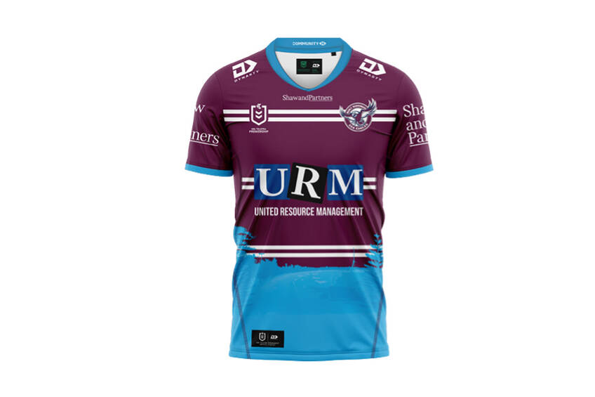#19 Ben Trbojevic Player-Issued Sea Eagles Community Jersey0