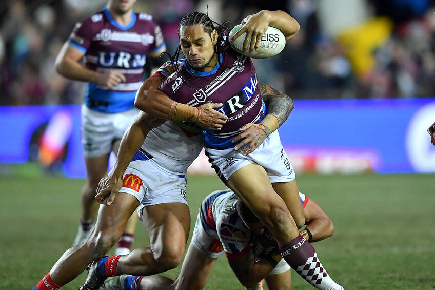 #16 Martin Taupau Player-Issued Sea Eagles Community Jersey0