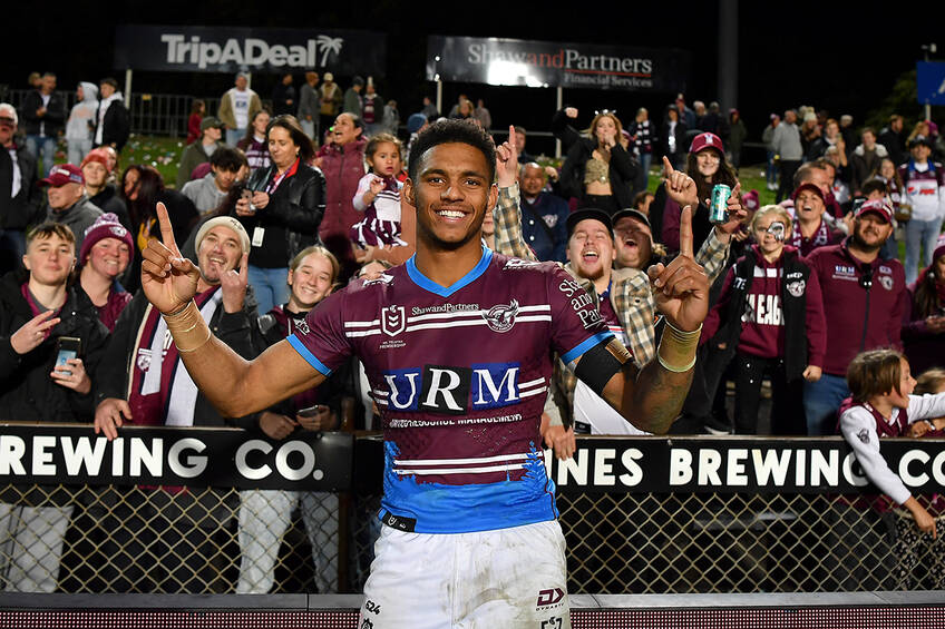#2 Jason Saab Player-Issued Sea Eagles Community Jersey0