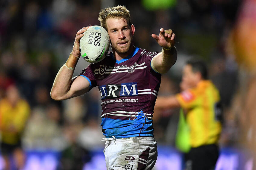 #12 Andrew Davey Player-Issued Sea Eagles Community Jersey0