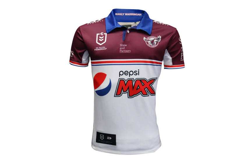 main#5 Christian Tuipulotu’s Player-Issued Sea Eagles Pepsi Max Jersey1