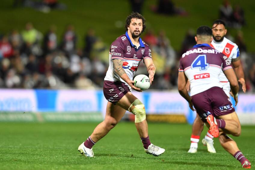 main#10 Josh Aloiai Player-Issued Sea Eagles Pepsi Max Jersey0
