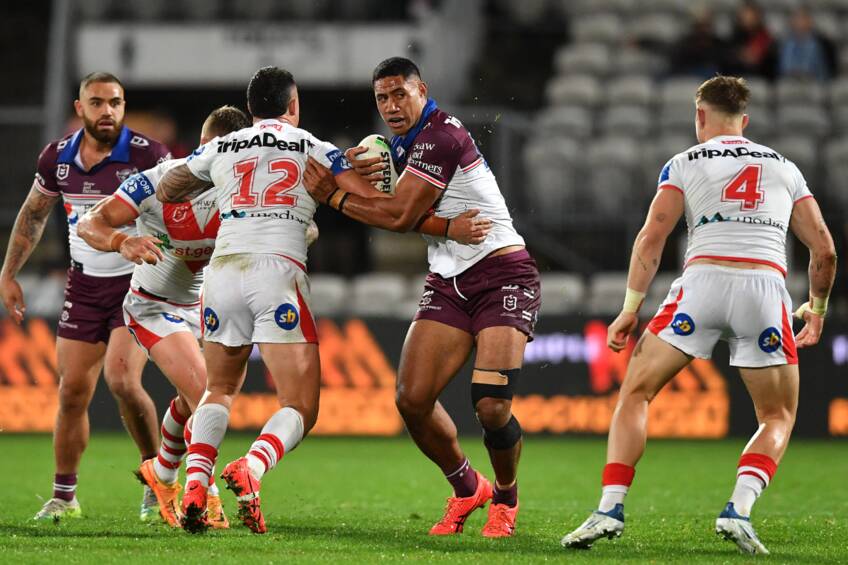 main#17 Taniela Paseka Player-Issued Sea Eagles Pepsi Max Jersey0