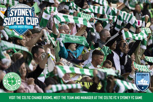 Celtic FC V Sydney FC Game change room tour, meet the team and manager0