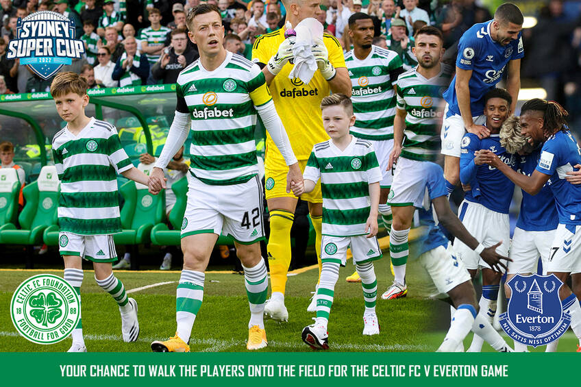 mainCeltic FC V Everton Game Team Ambassador - Walk the team onto the field0