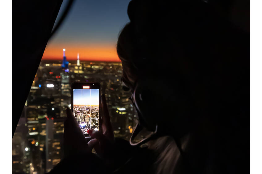 Helicopter Proposal over New York0