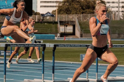 Book 100m hurdler and sprinter Abbie Taddeo at your next event