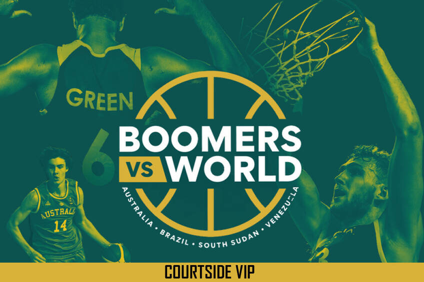 Boomers vs Worlds courtside VIP0