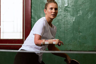 Olympian Melissa Tapper Table Tennis Experience