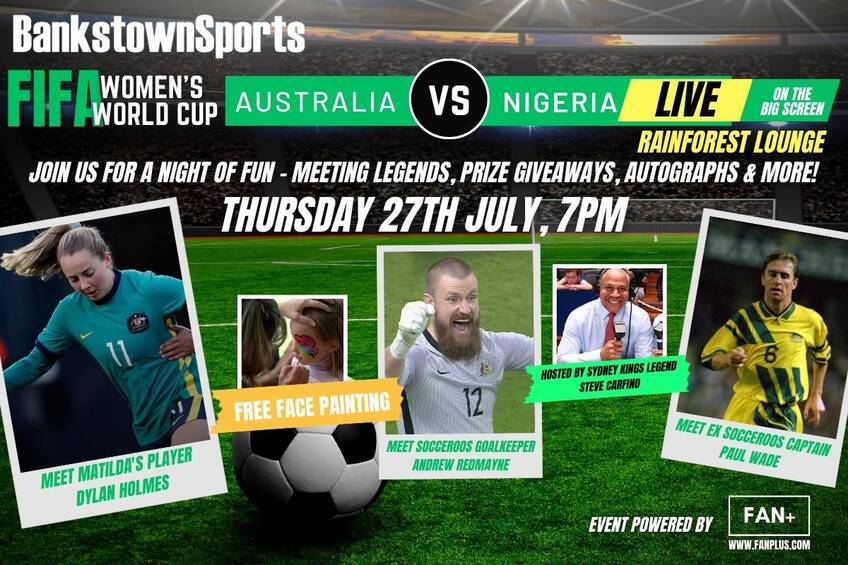 FIFA Women’s World Cup Viewing Party at Bankstown Sports Club0