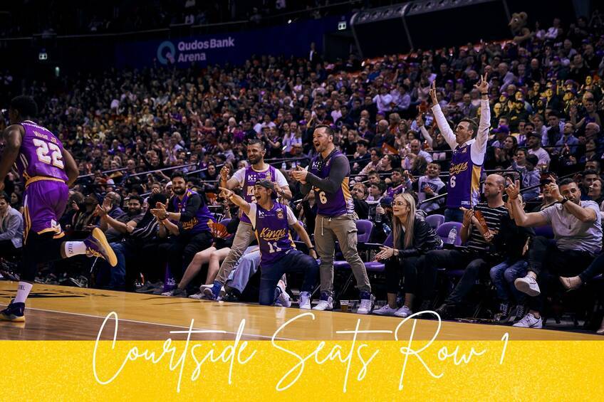 Sydney Kings Front Row Seats Experience - ROW 1 Baseline0