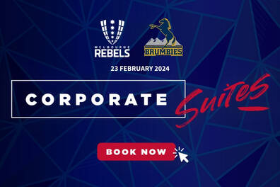 Corporate Suite - Rebels vs Brumbies, 23 February 2024
