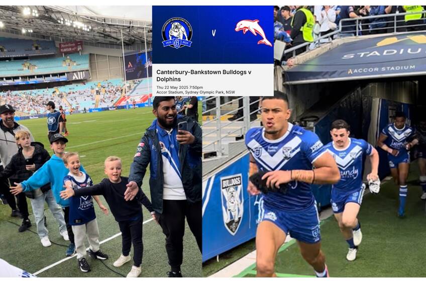 Bulldogs 2nd Half Guard of Honour R120