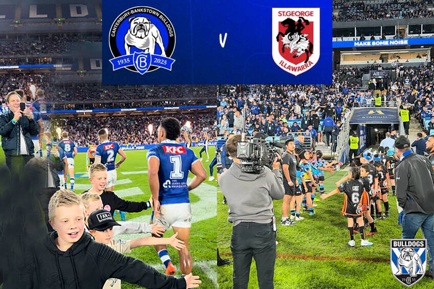Bulldogs 2nd Half Guard of Honour R200