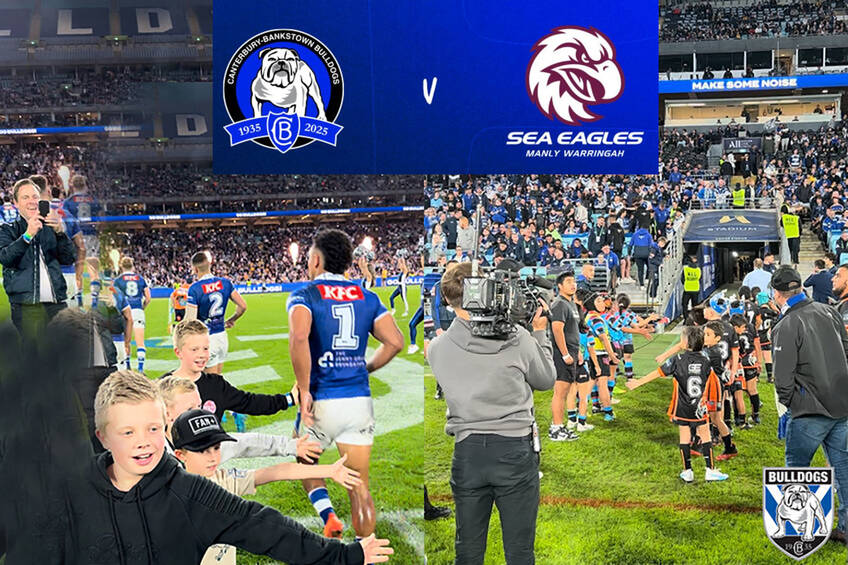 Bulldogs 2nd Half Guard of Honour R210