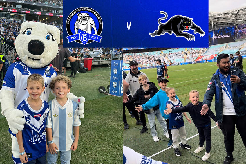 Bulldogs 2nd Half Guard of Honour R260