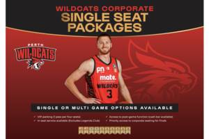 Perth Wildcats – Courtside Premium (3rd Row)0