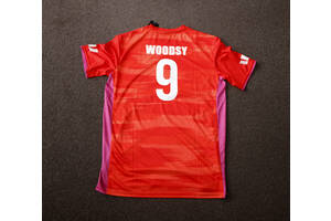 Signed Custom Designed New Balance Playing Shirt - Aaron Woods0