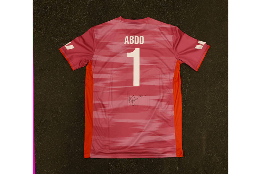 mainSigned Custom Designed New Balance Playing Shirt - Andrew Abdo0