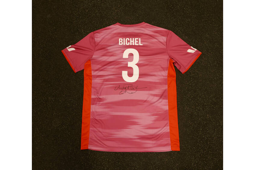 mainSigned Custom Designed New Balance Playing Shirt - Billy Moore0