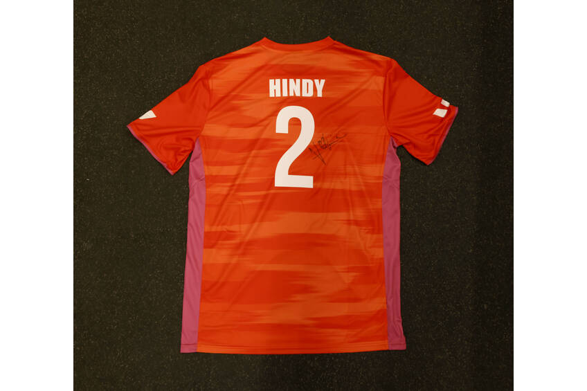 mainSigned Custom Designed New Balance Playing Shirt - Nathan Hindmarsh0