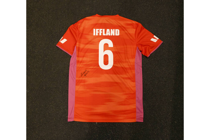 mainSigned Custom Designed New Balance Playing Shirt - Rhiannan Iffland0