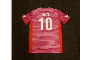 Signed Custom Designed New Balance Playing Shirt - Darcey White0
