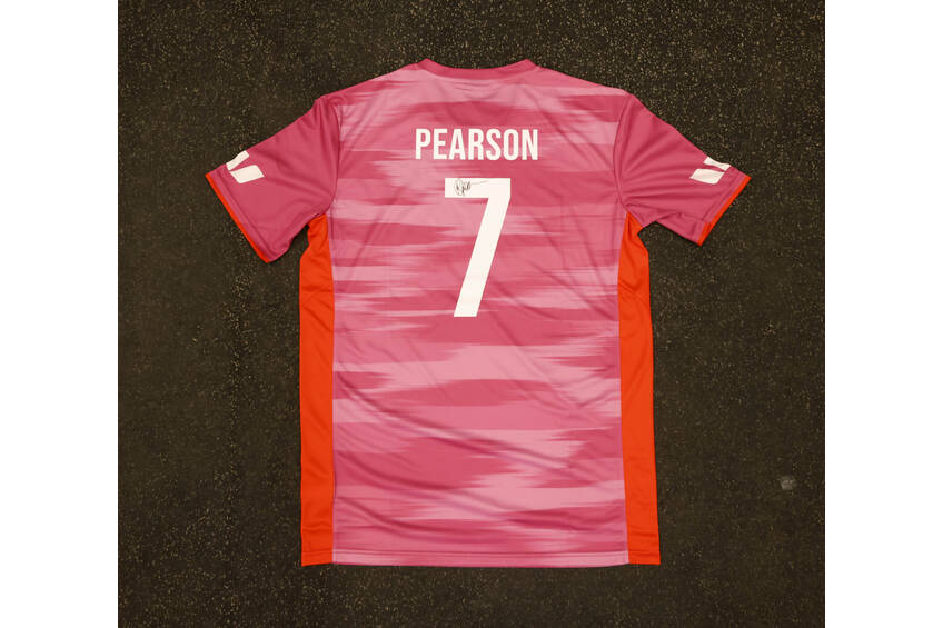 mainSigned Custom Designed New Balance Playing Shirt - Rachel Pearson0