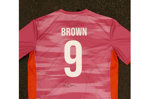 Signed Custom Designed New Balance Playing Shirts - Lauren Brown1