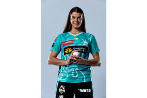 #22 Lily Bassingthwaighte Brisbane Heat Signed Indigenous Match Shirt0