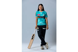 #4 Mikayla Wrigley Brisbane Heat Signed Indigenous Match Shirt1